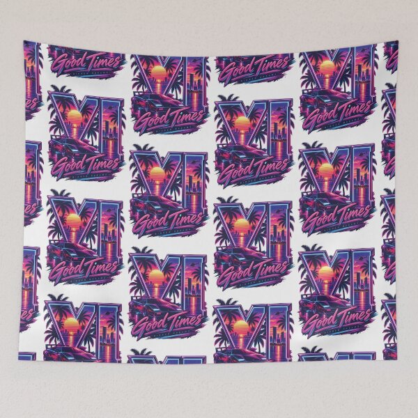 Item preview, Vice City Good Times Retro designed and sold by PYPuzzle.