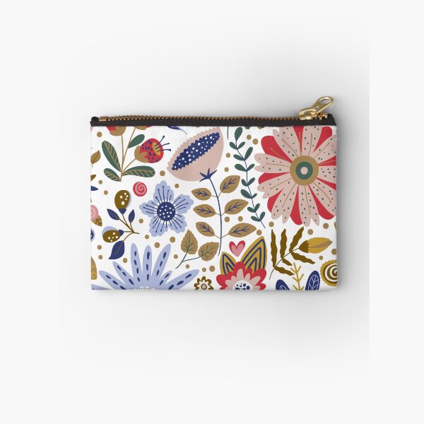 Item preview, Folk Art Floral Botanical Pattern Scandinavian Garden designed and sold by SkeletonsDanger.