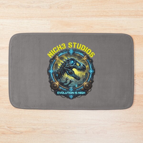 Item preview, Distressed Dino Silhouette Circle Logo-7 designed and sold by SandraUremovic.