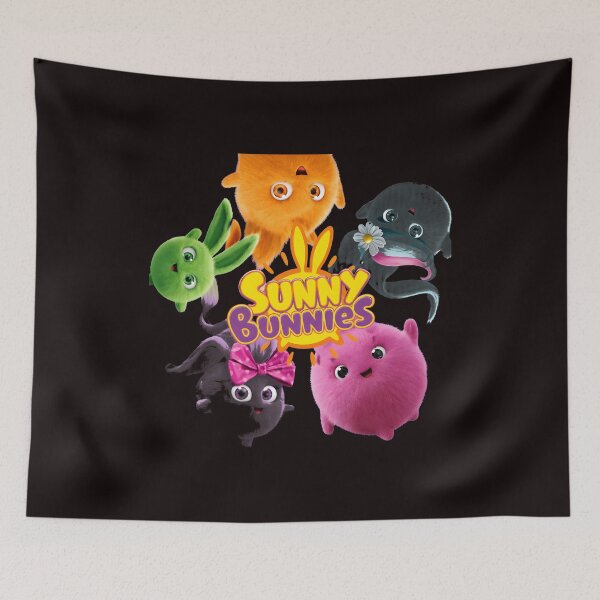 Item preview, Sunny Bunnies Characters Circle Logo designed and sold by theleftyworks.