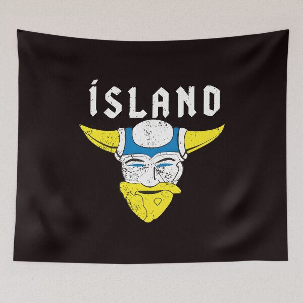 Item preview, ÍSLAND National Pride Retro  designed and sold by theleftyworks.