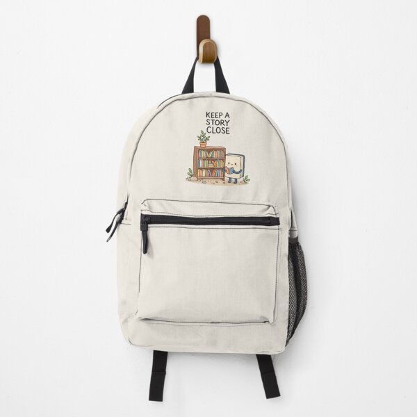 Item preview, Keep A Story Close | Cute Book Lover Reading Illustration designed and sold by MrDev.