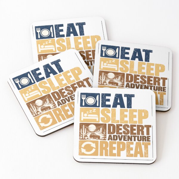 Item preview, Eat Sleep Desert Adventure Repeat Off Road Overlanding Explorer designed and sold by NeedForParks.
