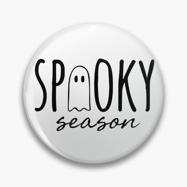 Item preview, Spooky Season Ghost Typography Bold Black & White Halloween Gift designed and sold by Zizo-DR44.