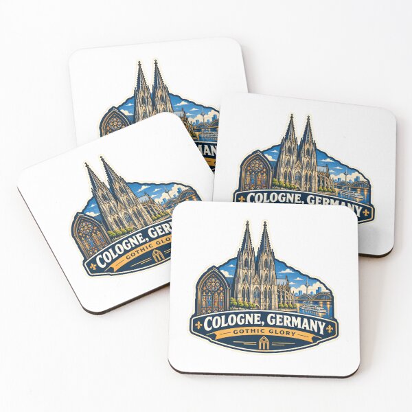 Item preview, Cologne, Germany Gothic Glory Travel Souvenir Landmark designed and sold by RetroMini2026.