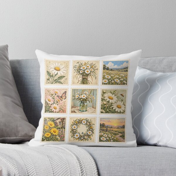 Item preview, Vintage Daisy Postage Stamp designed and sold by naragonkanok.