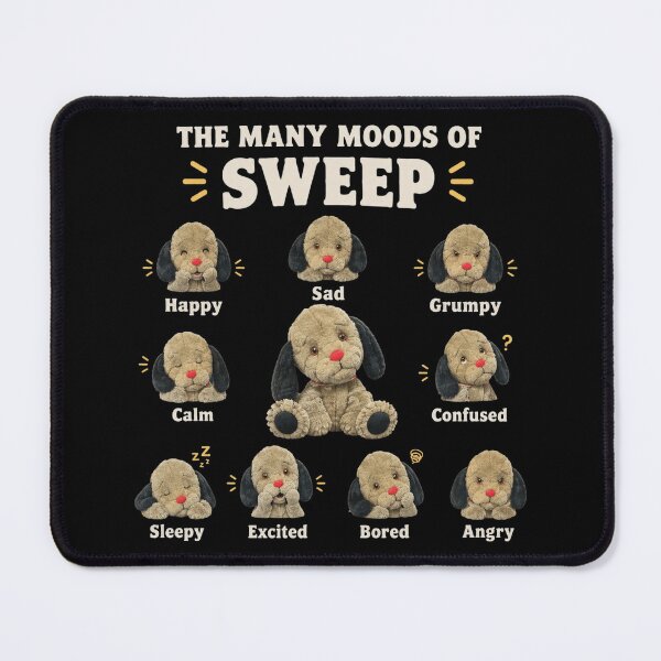 Item preview, The Many Moods Of Sweep designed and sold by LinaOdonnell.