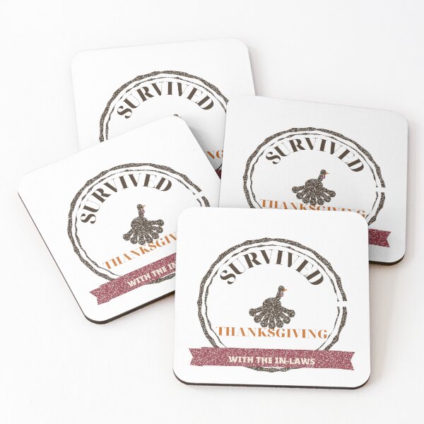 Item preview, Survived Thanksgiving With the In-Laws Badge designed and sold by thestevebro.