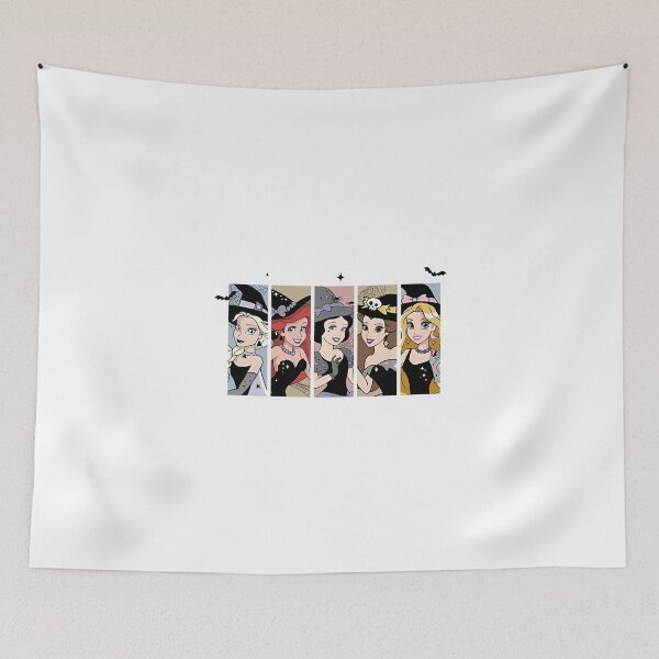 Item preview, Disney Princess Halloween Witches Stained Glass Panel designed and sold by Strayplaym.