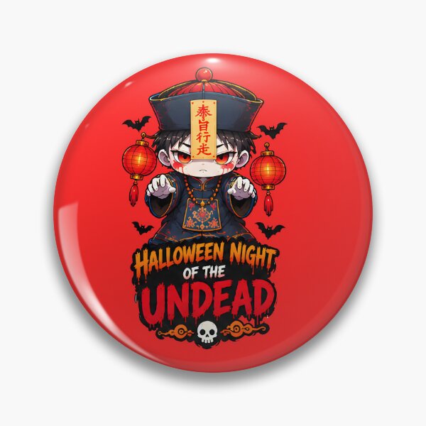 Item preview, Halloween Night of the Undead Jiangshi designed and sold by PreeCha Art & Co..