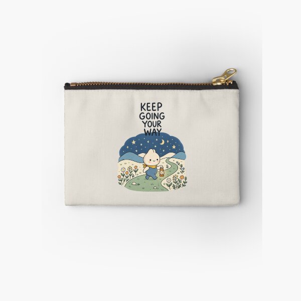 Item preview, Keep Going Your Way | Cute Inspirational Journey Illustration designed and sold by MrDev.