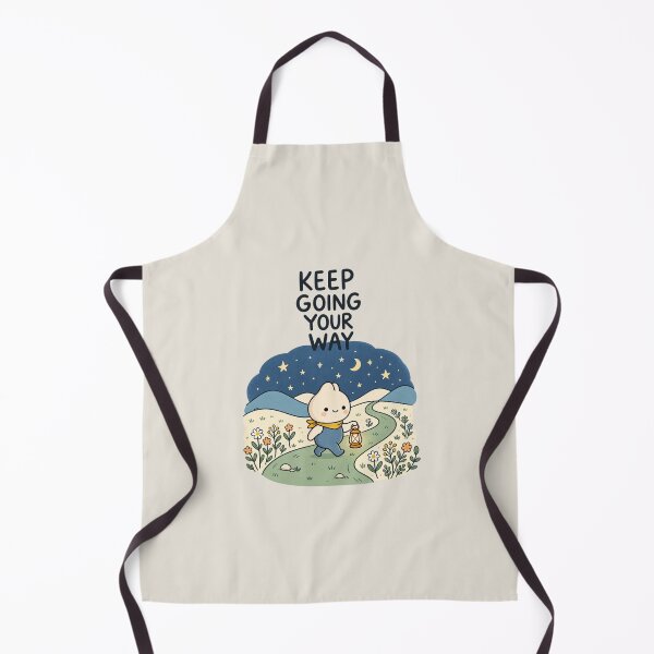 Item preview, Keep Going Your Way | Cute Inspirational Journey Illustration designed and sold by MrDev.