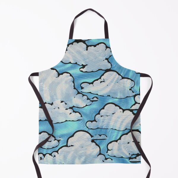 Item preview, Cloudy Blue Sky Tiffany Glass  designed and sold by Digital Attic 95.