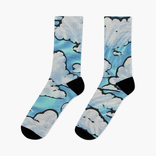 Item preview, Cloudy Blue Sky Tiffany Glass  designed and sold by Digital Attic 95.
