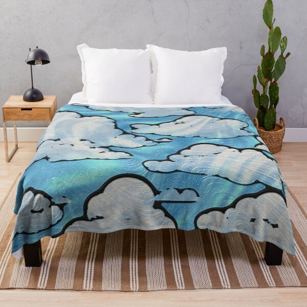 Item preview, Cloudy Blue Sky Tiffany Glass  designed and sold by Digital Attic 95.