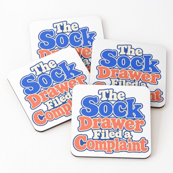 Item preview, Sock Drawer Filed a Complaint Funny Lettering designed and sold by Bikivuno.