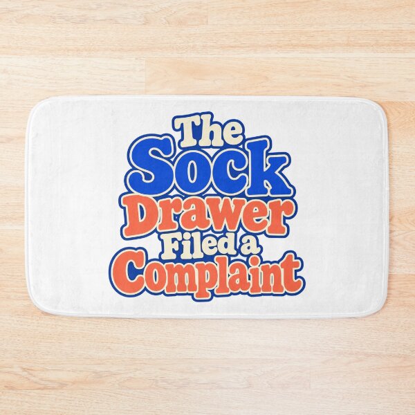 Item preview, Sock Drawer Filed a Complaint Funny Lettering designed and sold by Bikivuno.