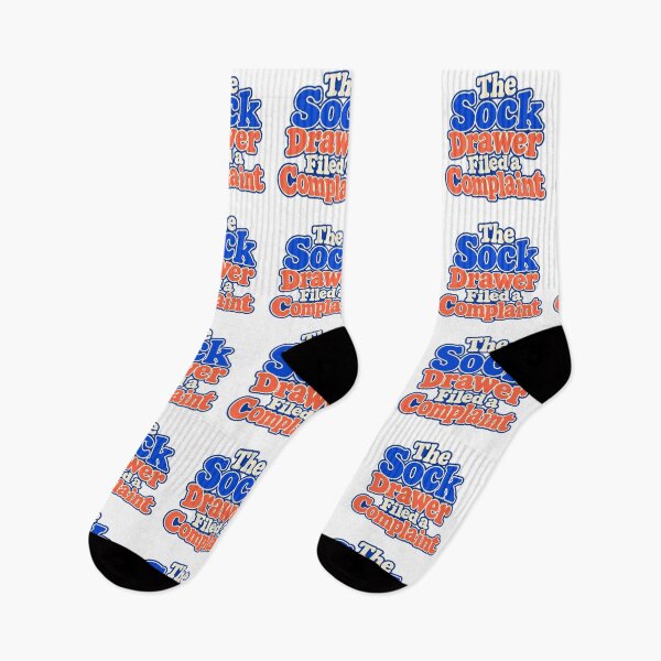 Item preview, Sock Drawer Filed a Complaint Funny Lettering designed and sold by Bikivuno.