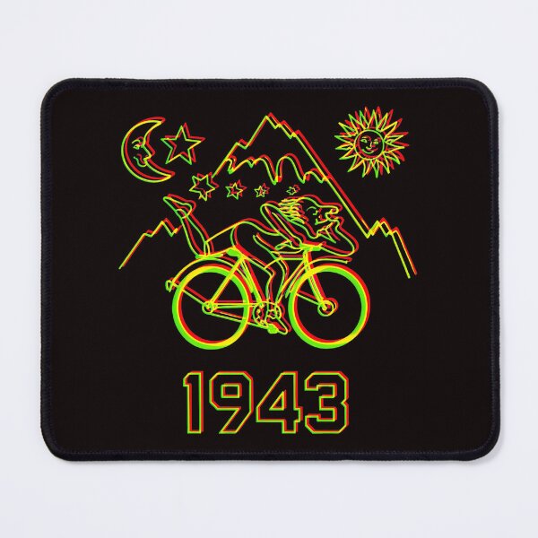 Item preview, Retro Cycling Mountain Sun Moon Art 1943 designed and sold by Pixelonersquare.