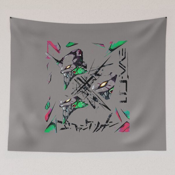 Aperçu de l'œuvre T-shirt EVA-01 à motif abstrait éclaboussé - 82 créée et vendue par leonmmon.