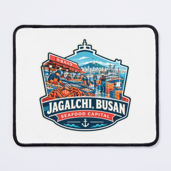 Item preview, Jagalchi, Busan Seafood Capital Korean Travel Souvenir designed and sold by JonesFlora2025.
