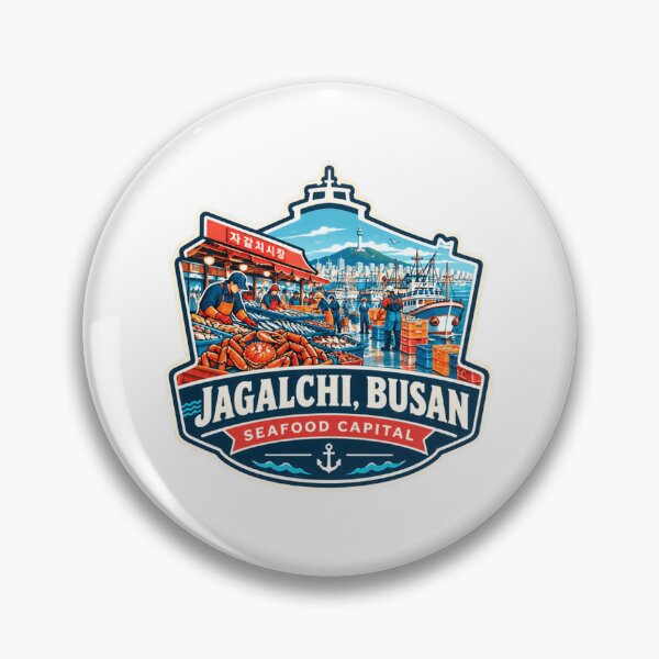 Item preview, Jagalchi, Busan Seafood Capital Korean Travel Souvenir designed and sold by JonesFlora2025.