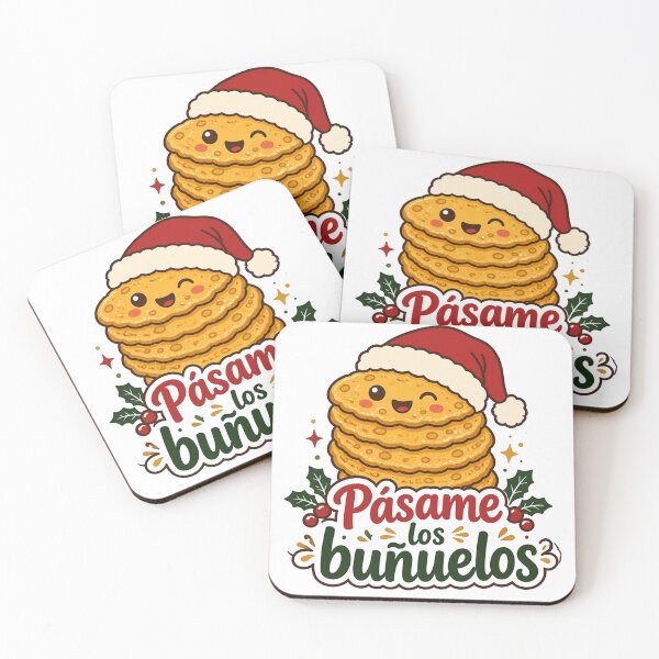 Item preview, Pass me the fritters | Fritters with a Christmas hat designed and sold by Olgavelez.