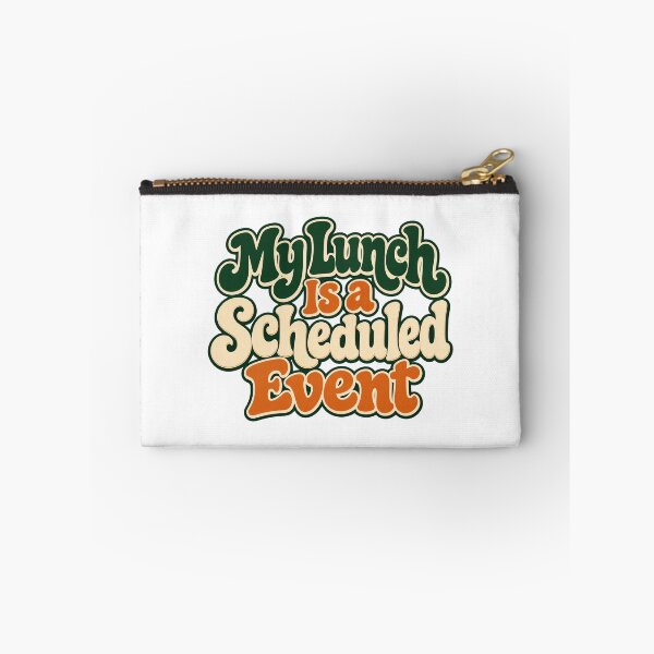 Item preview, My Lunch Is a Scheduled Event Retro Lettering designed and sold by Bikivuno.