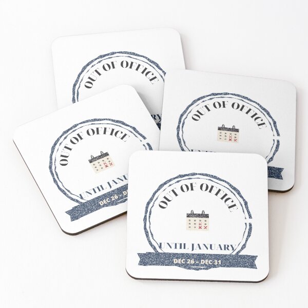 Item preview, Out of Office Until January Funny Holiday designed and sold by thestevebro.
