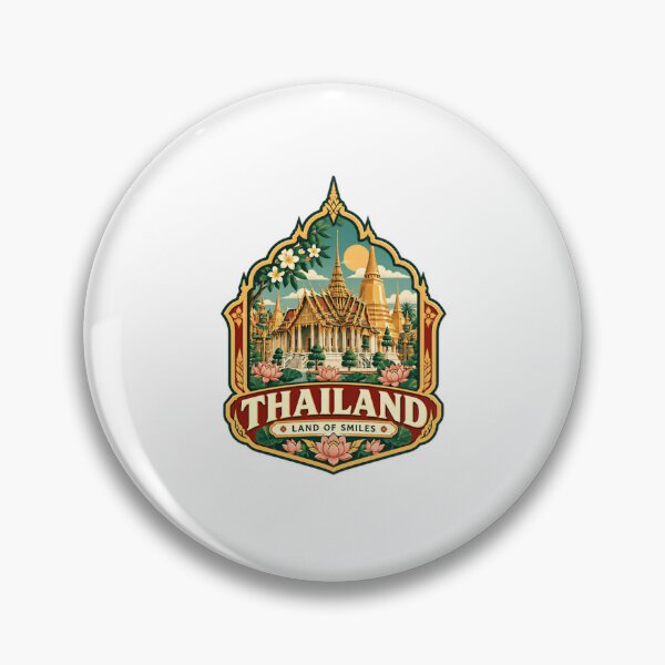Item preview, Thailand Land Of Smiles Travel Vacation Destination designed and sold by RetroMini2026.