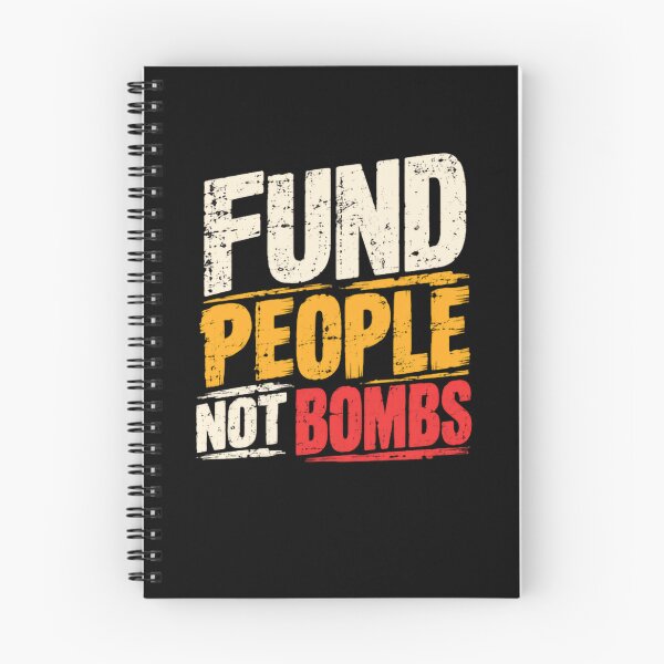 Item preview, Fund People Not Bombs Peace Activist Social Justice Advocate designed and sold by HumansStuck12.