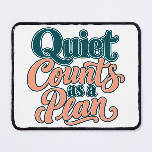 Item preview, Quiet Counts as a Plan Soft Script Typography designed and sold by Bikivuno.