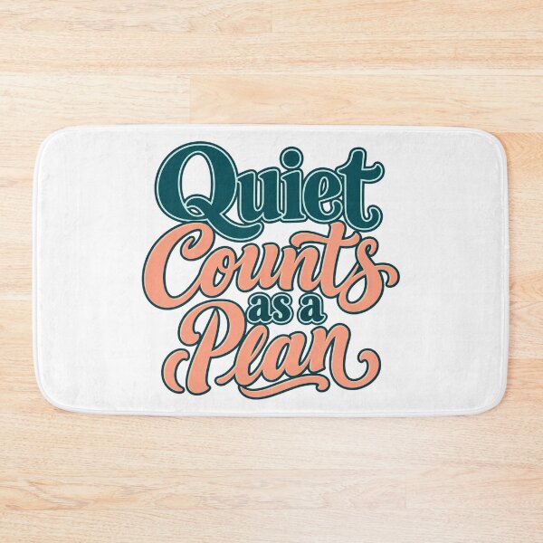 Item preview, Quiet Counts as a Plan Soft Script Typography designed and sold by Bikivuno.