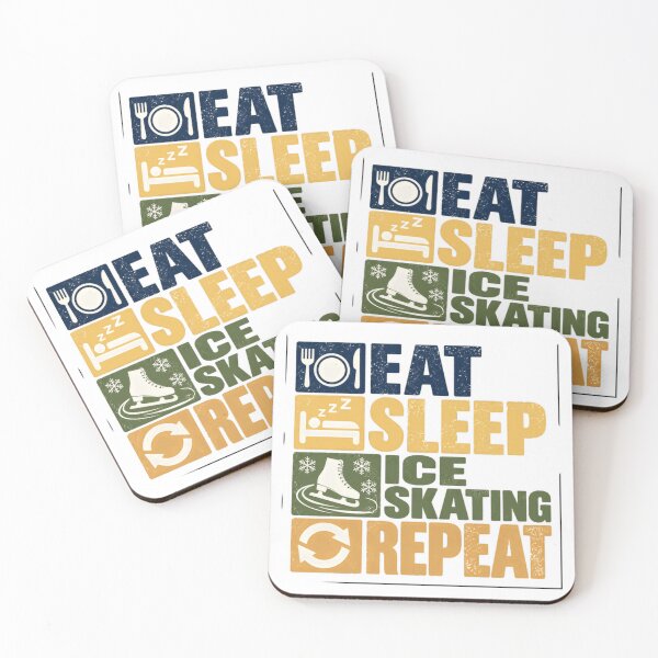 Item preview, Eat Sleep Ice Skating Repeat Skater Hobby Sport Enthusiast designed and sold by NeedForParks.