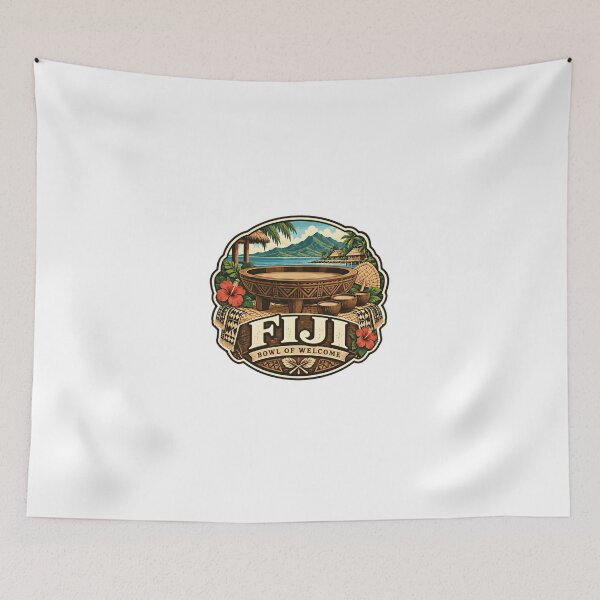 Item preview, Fiji Bowl Of Welcome Kava Ceremony Fijian Island Travel Souvenir designed and sold by JonesFlora2025.