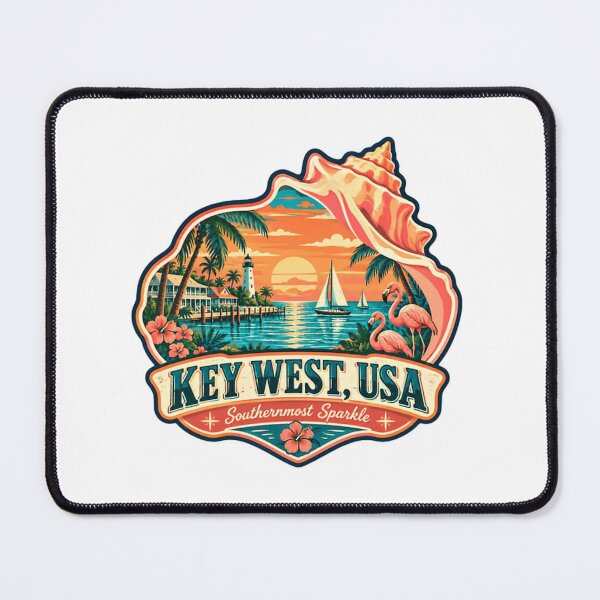 Item preview, Key West, USA Southernmost Sparkle Florida Travel Vacation Souvenir designed and sold by Simsimah26Parks.