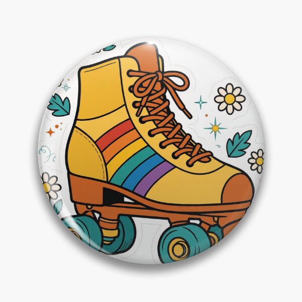 Item preview, Retro 70s Roller Skate Groovy Roller Disco Sticker designed and sold by WhaleStore.