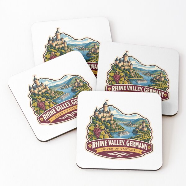 Item preview, Rhine Valley, Germany River Of Castles German Travel European Castle Tourist designed and sold by RetroMini2026.