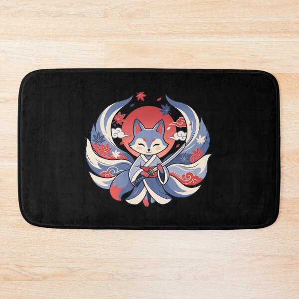 Item preview, Kitsune Samurai Cat | Japanese Fox Warrior Anime Style designed and sold by MrDev.