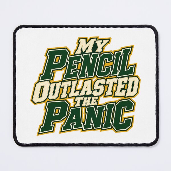 Item preview, My Pencil Outlasted the Panic Varsity Lettering designed and sold by Bikivuno.