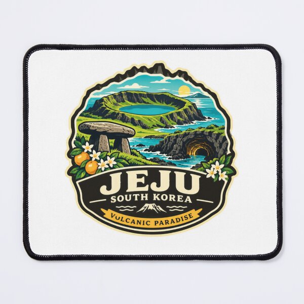 Item preview, Jeju South Korea Volcanic Paradise Island Travel Souvenir designed and sold by RetroMini2026.