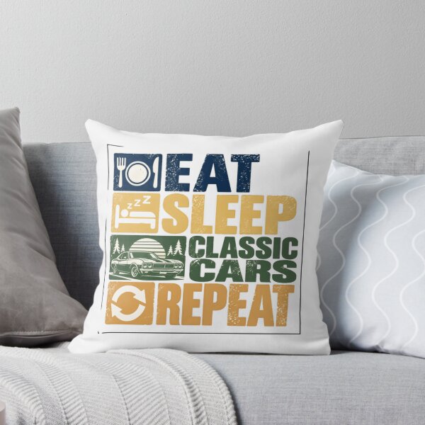 Item preview, Eat Sleep Classic Cars Repeat Car Lover Gearhead Automotive Hobby designed and sold by NeedForParks.