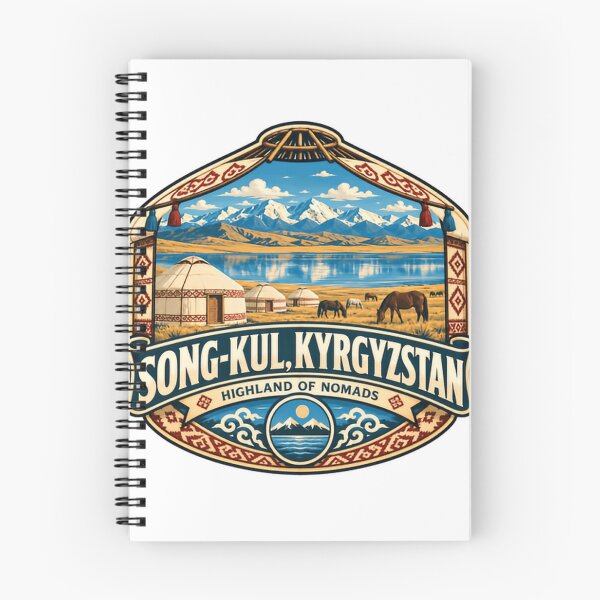 Item preview, Song-Kul, Kyrgyzstan Highland Of Nomads Central Asian Travel Souvenir designed and sold by JonesFlora2025.