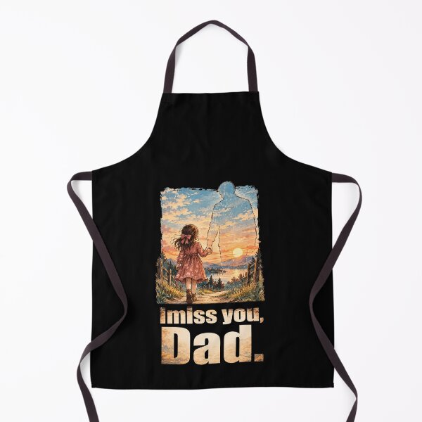 Item preview, I Miss You Dad Vintage Father Daughter Art designed and sold by Art-Zora.