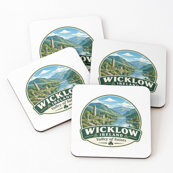 Item preview, Wicklow Ireland Valley Of Saints Irish Travel Tourist Heritage Souvenir designed and sold by RetroMini2026.