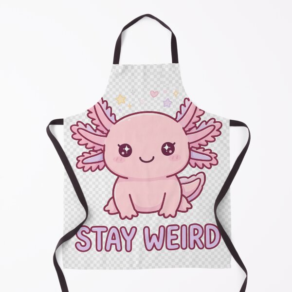 Item preview, Stay Weird - Kawaii Pink Axolotl designed and sold by Visual Dept..