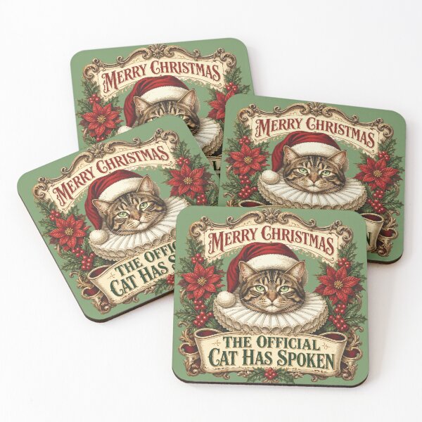 Item preview, Formal Christmas-Holiday Feline designed and sold by taiche.