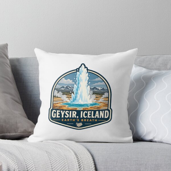 Item preview, Geysir, Iceland Earth's Breath | Iceland Travel Landmark Nature Explorer designed and sold by RetroMini2026.