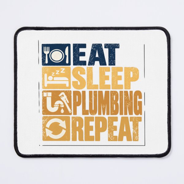 Item preview, Eat Sleep Plumbing Repeat Plumber Tradesman Professional Work designed and sold by NeedForParks.