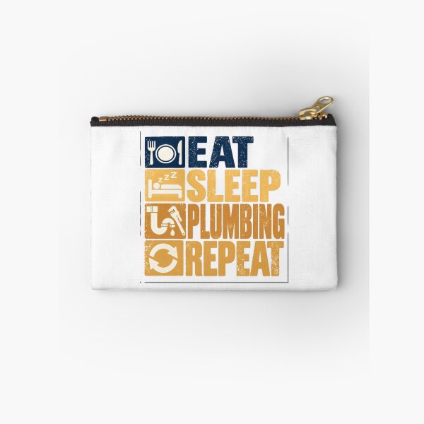 Item preview, Eat Sleep Plumbing Repeat Plumber Tradesman Professional Work designed and sold by NeedForParks.